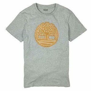 Timberland Men's Short Sleeve Cookie Tree Logo Holiday T-Shirt a28vt-052